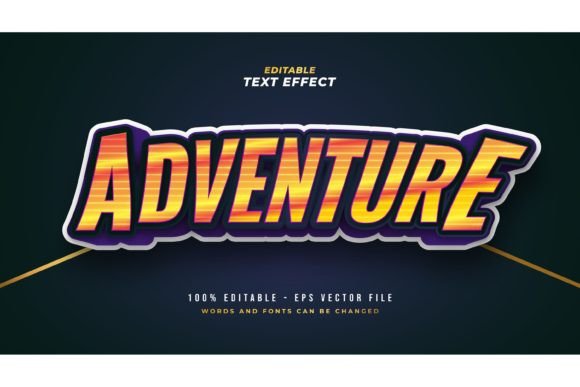 Colorful Game Text Style Effect