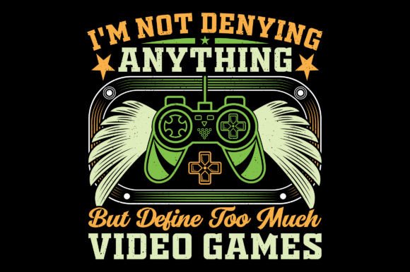 Discover the Ultimate Video Game T-Shirt Design: SVG, EPS, PNG & JPG Files Included