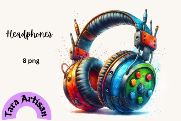 Enhance Your Creative Projects with Game Headphone Clipart