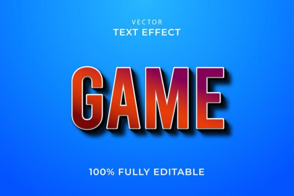 Game 3D Editable Text Effect PSD Graphic – A Versatile Design Tool for Modern Creatives