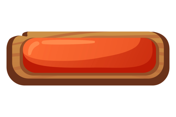 Game Button. Cartoon Ui Element on Woode: A Practical Guide for Designers and Creators