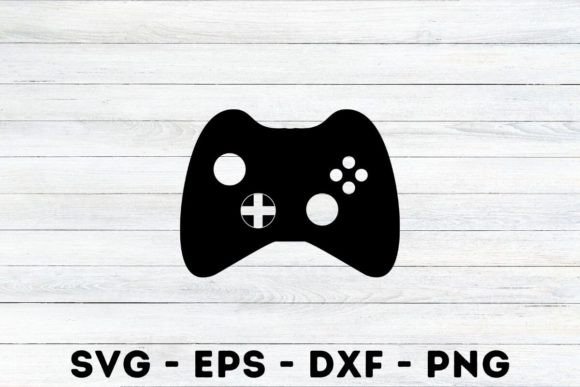 Game Controller Silhouette SVG: Versatile Design for Creative Projects