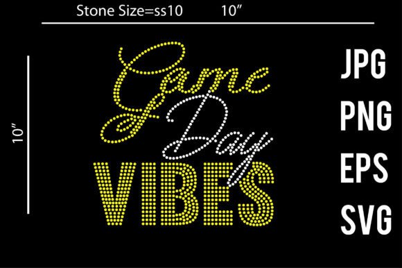 Game Day Vibes Rhinestone Template: Creative Solutions for Custom Designs