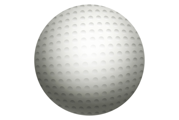 Golf Ball. Game Club Symbol. Realistic L – A Modern Design Essential