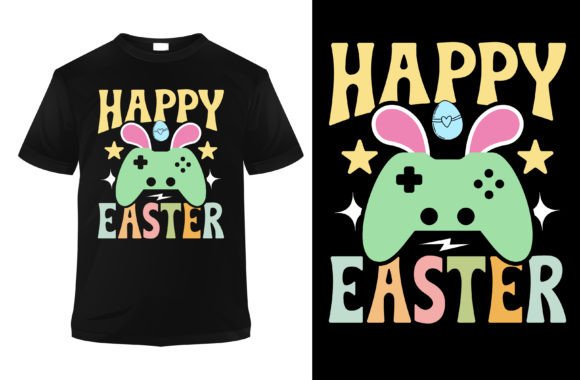 Happy Easter GAME T-Shirt Design