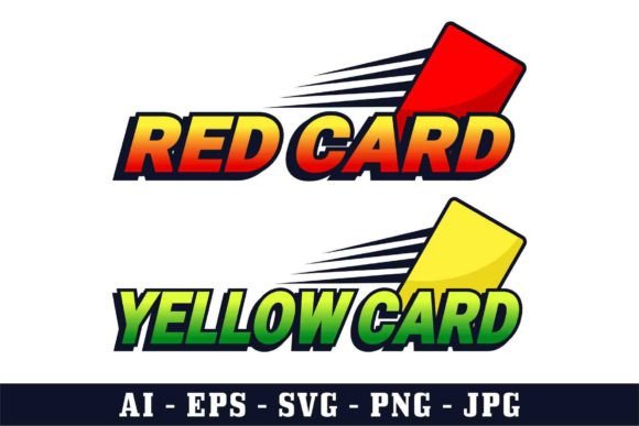 Red Card and Yellow Card in Soccer Game
