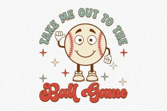 Retro Ballpark Vibes with Take Me Out to the Ball Game Font