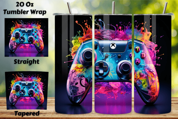 Understanding the Gamer Tumbler Wrap: A Creative Canvas for 3D Game Controller Designs