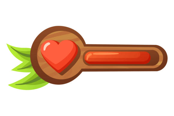 Understanding the Health Bar Cartoon GUI Element in Game Interface Design