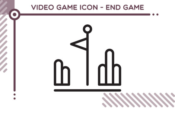 Unlocking Creative Potential with Video Game Icon - End Game and Vector Design Assets