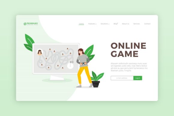 Website Illustration - Game Technology: Choosing the Right Visual Tools for Your Project